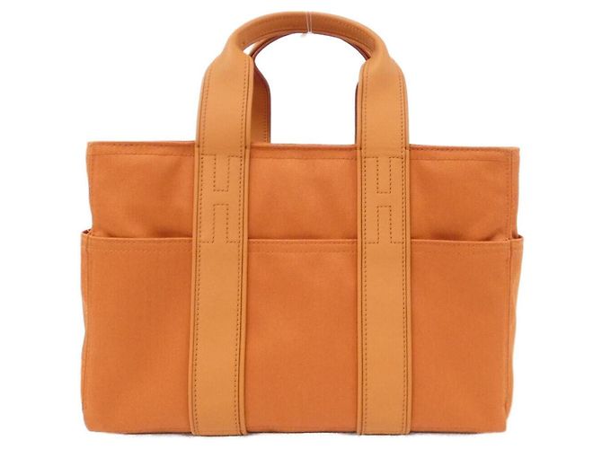 Hermès Bolsa Hermes Acapulco PM Laranja