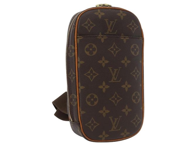 LOUIS VUITTON Monogram Pochette Gange Borsa a Spalla M51870 LV Auth ki6458 Monogramma