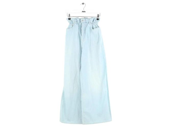 Miu Miu Blaue weite Hose