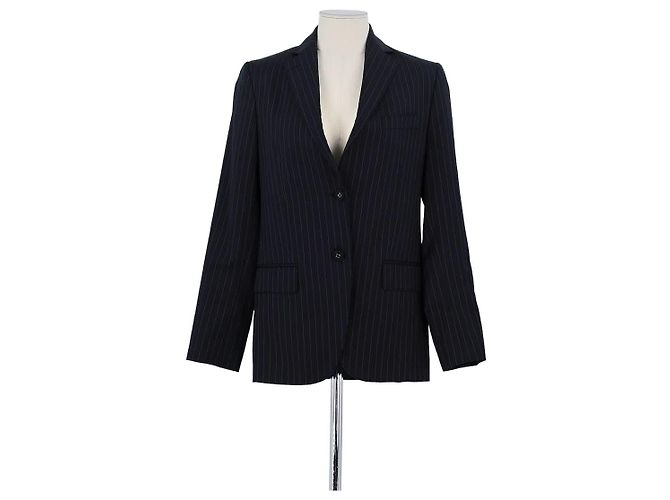 Autre Marque Navy wool blazer Navy blue