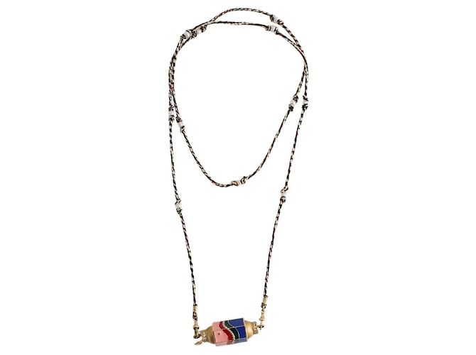 Marie Lichtenberg Collar Locket Vía Láctea Multicolor