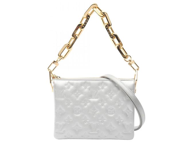 Borsa a Spalla Coussin BB Louis Vuitton Argento