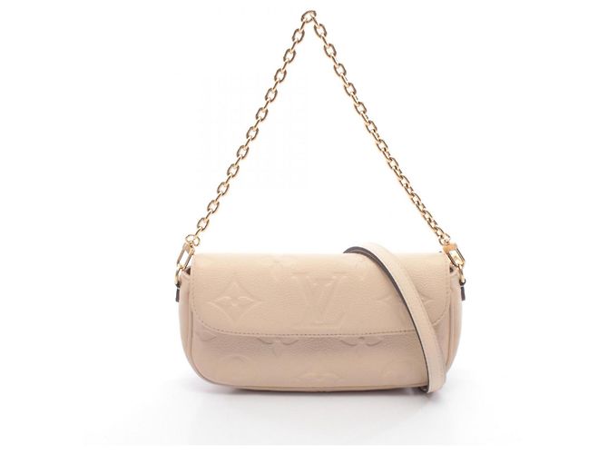 Bolsa Ivy Wallet on Chain Louis Vuitton Bege