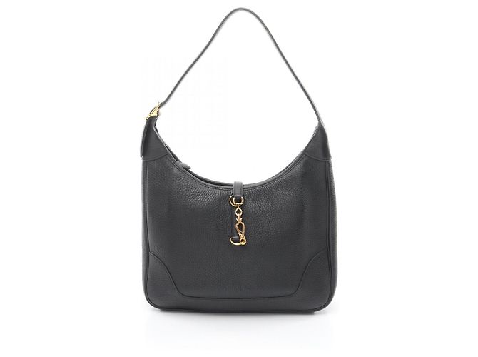 Bolsa de Ombro Hermès Trim 31 Preto