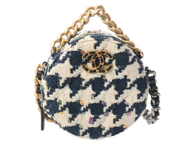 Bolsa de Ombro Chanel 19 com Corrente Multicor