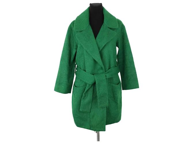 Diane Von Furstenberg Abrigo verde