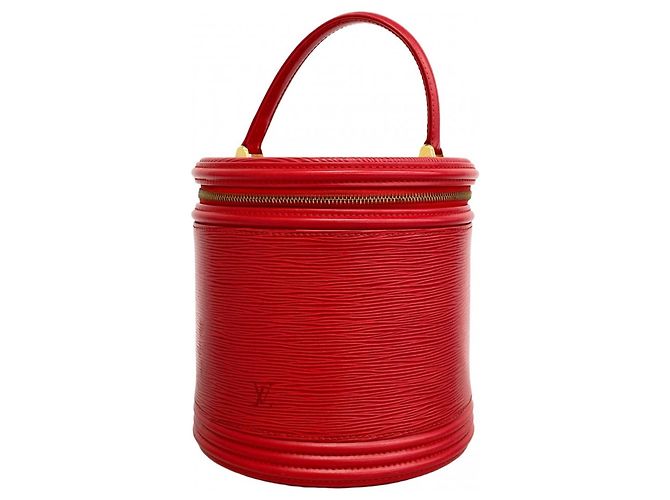 Borsa a mano Cannes Epi Louis Vuitton Rosso