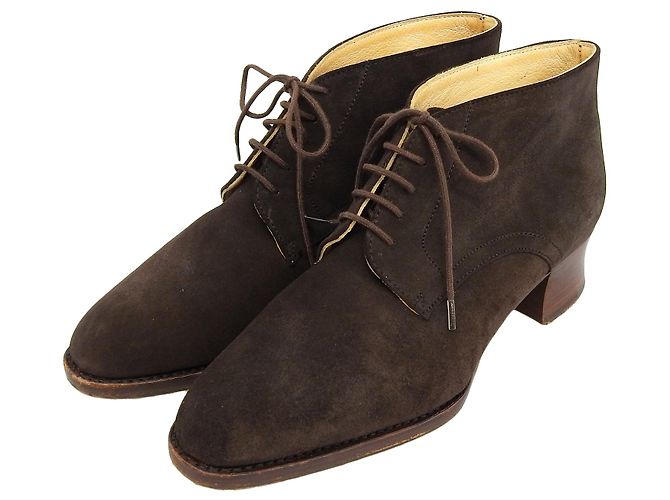 Autre Marque Paraboot Suede Short Boots Brown