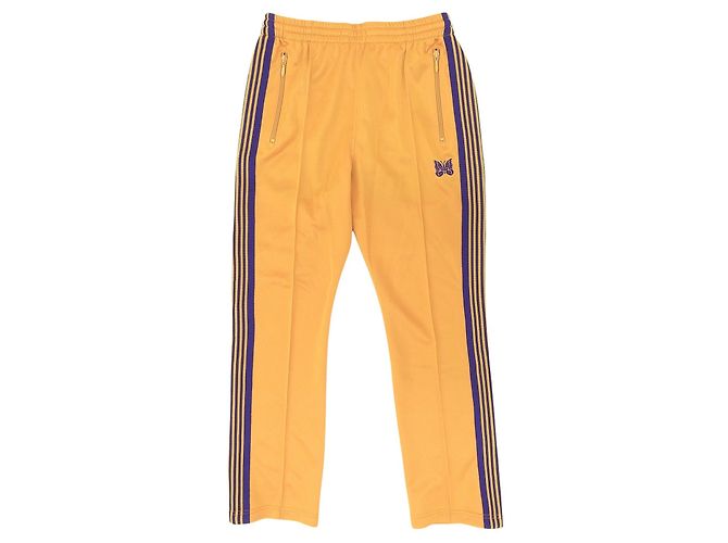 Autre Marque Needles Polyester Pants Purple Yellow