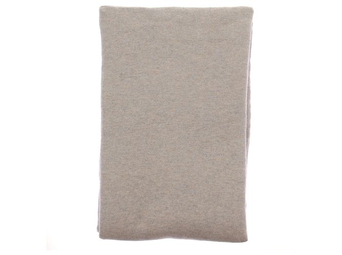 Autre Marque Grau-beige Cashmere-Schal