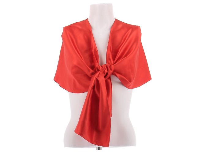 Stola in seta rossa Ports 1961 Rosso