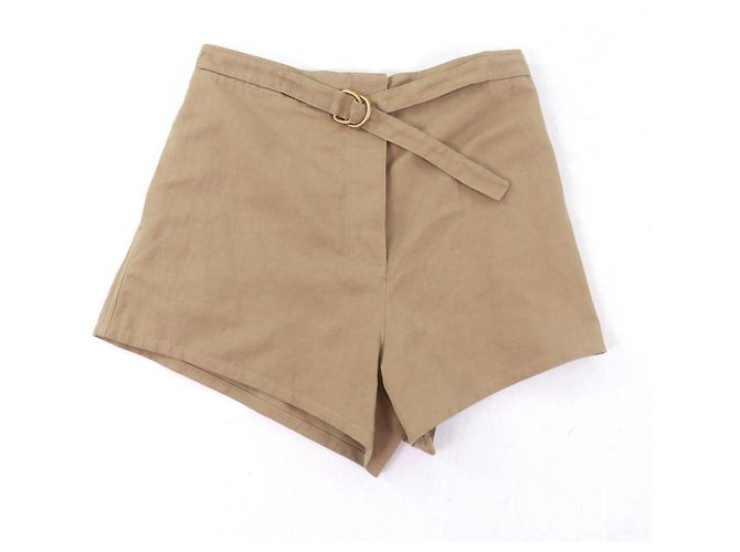 Shorts de algodão Prada Marrom