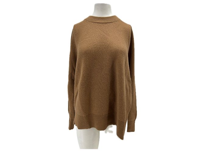 Eric Bompard Brauner Cashmere-Pullover 