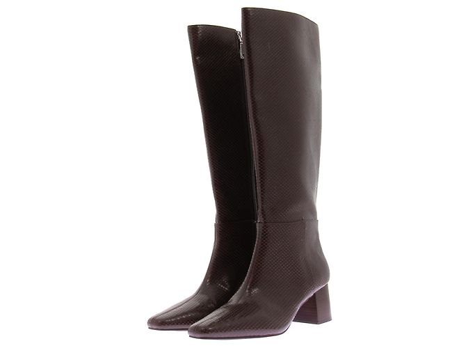 Autre Marque Braune Lederstiefel