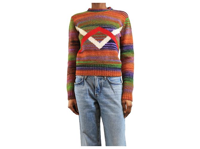 Loewe Gestreifter Pullover in mehreren Farben - Größe S Mehrfarben