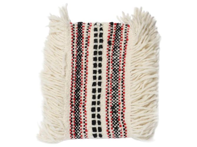Gabriela Hearst Écharpe à franges crème Écru