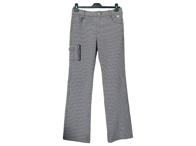 Courreges Courrèges Hahnentritt Hose Mehrfarben