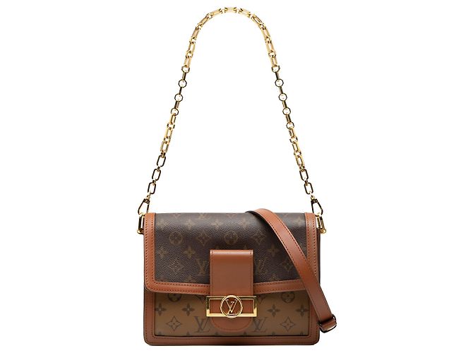 Louis Vuitton Sac Dauphine MM Monogram Inversé Marron