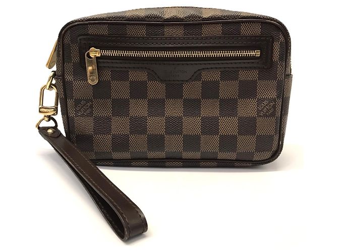 Louis Vuitton Pochette Bi-Macao Clutch Tasche Damier ebene