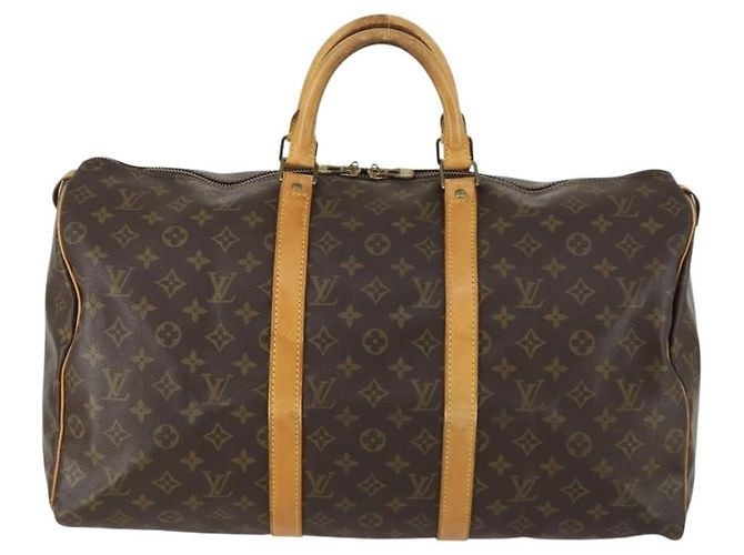 Louis Vuitton Keepall Monogram Canvas 50 Marron