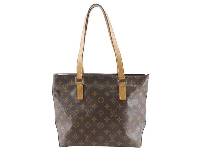 Sac Cabas Piano Louis Vuitton Marron Monogramme