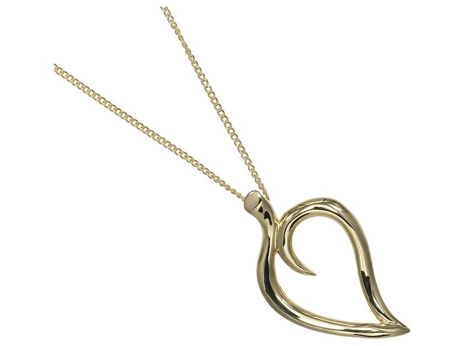 Collar de hoja en oro amarillo de 18K Tiffany & Co. Dorado