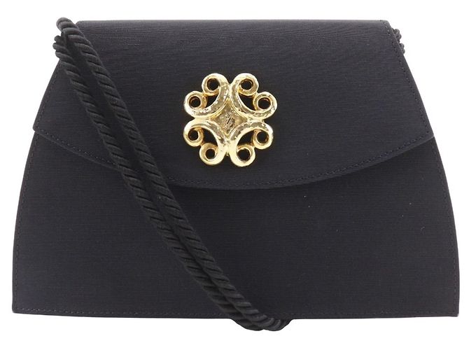 Borsa a Spalla 2 in 1 Yves Saint Laurent Nero 