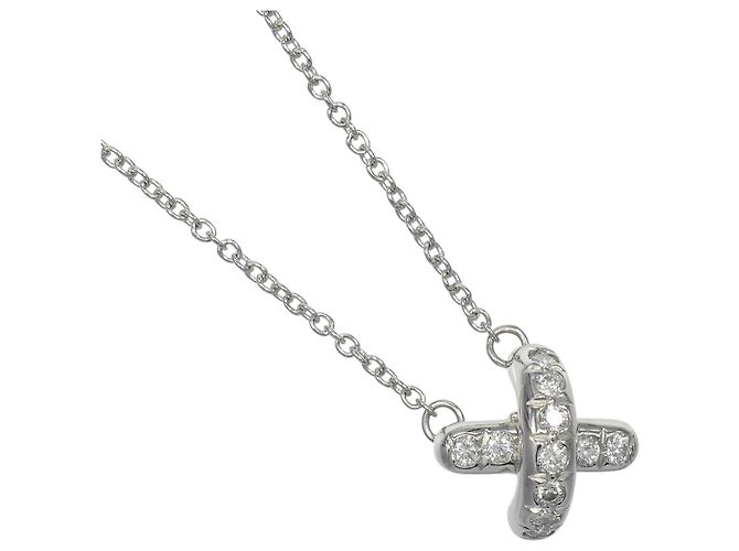 Platin-Diamant-Halskette Tiffany & Co.
