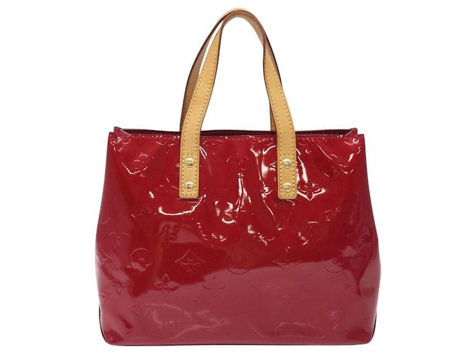 Borsa Reade Monogram Vernis PM di Louis Vuitton Rosso