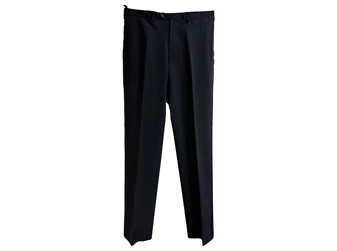 Prada gerade Hosen aus schwarzem Polyester