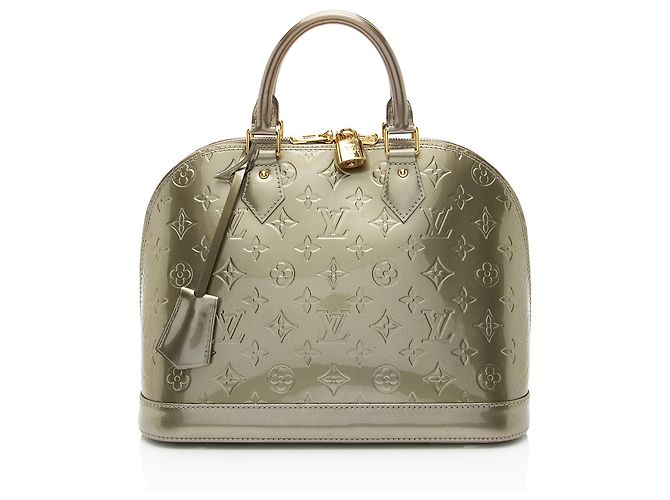 Louis Vuitton Monogram Vernis Alma PM Handtasche Grün