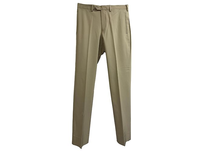 Prada gerade Hosen aus beigem Polyester