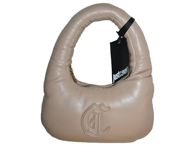 Just Cavalli Handtasche Beige aus Kunstleder