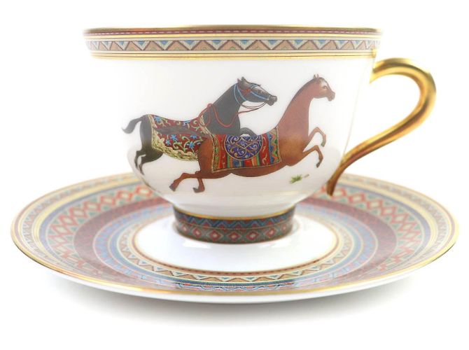 Hermès Hermes Cheval d'Orient Pottery Tableware Multiple colors 