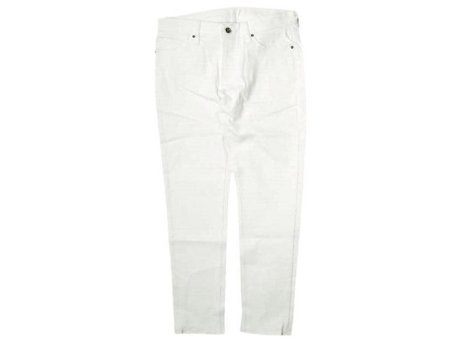 Autre Marque JEANS de algodón elástico Blanco 