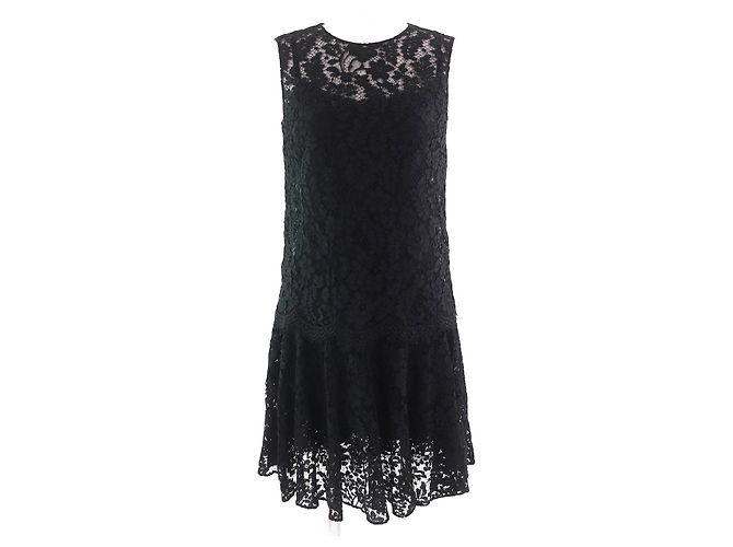 Dolce & Gabbana Dolce&Gabbana Cutwork Lace Dress Black