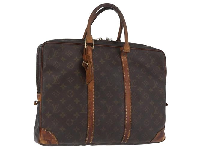 LOUIS VUITTON Monogram Porta Documentos de Viagem Bolsa de Negócios M53361 Auth BA10877 Monograma