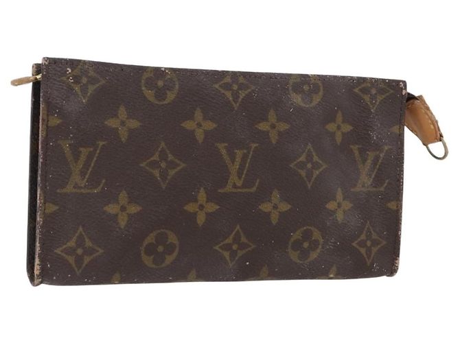 LOUIS VUITTON Monogram Bucket GM Accessory Pouch LV Auth 173897