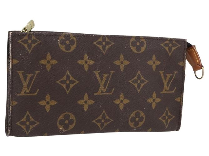 LOUIS VUITTON Monogram Bucket GM Accessory Pouch LV Auth BA10993