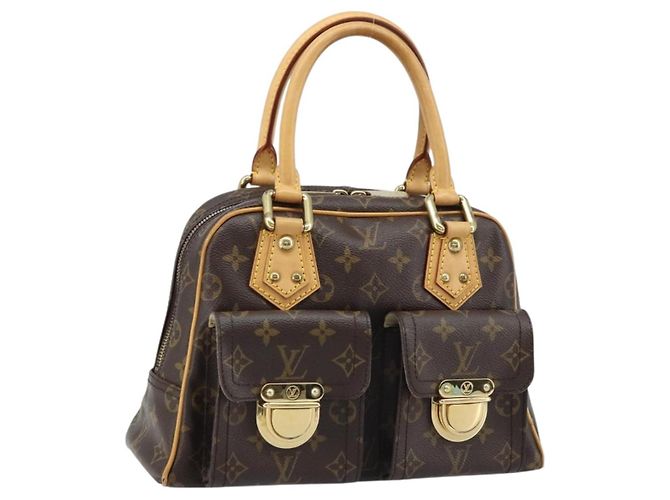 LOUIS VUITTON Handtasche Monogram Manhattan PM M40026 LV Auth ep13646 Monogramm