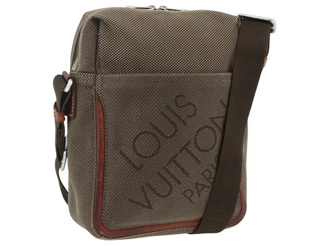 LOUIS VUITTON Borsa a Spalla Damier Geant Sitadan MM Marrone M93040 LV Auth 174035