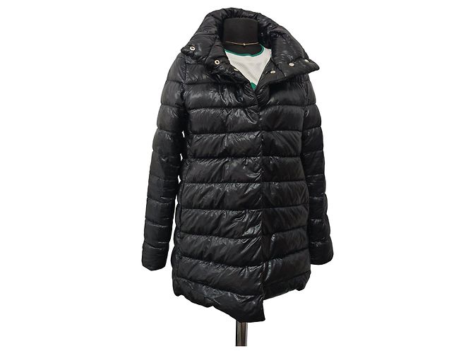 Herno Black Padded Down Coat