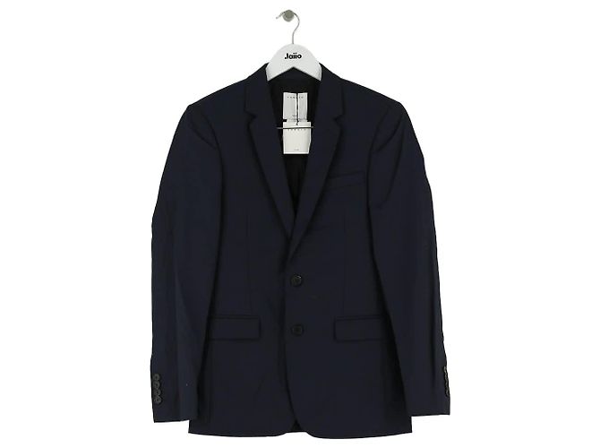 Sandro Navy wool jacket Navy blue