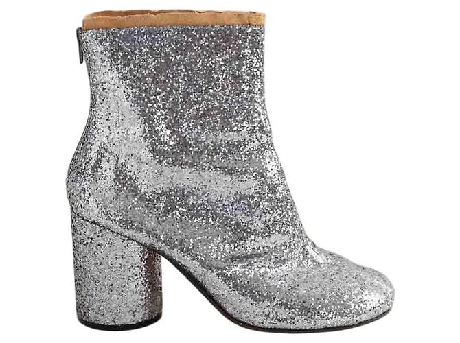 Maison Martin Margiela Botas plateadas Plata