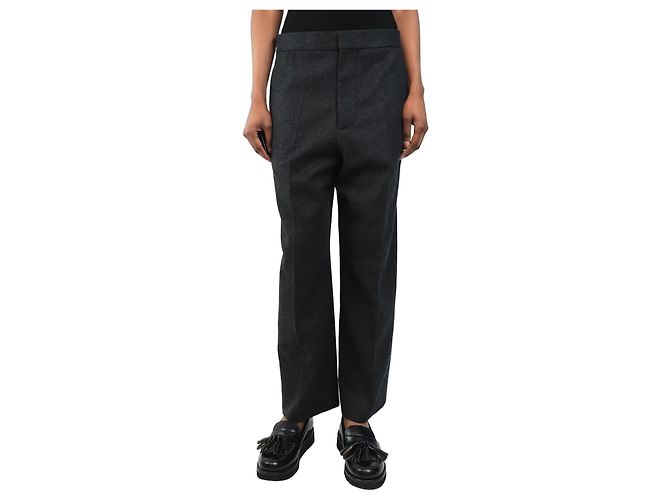 Alaïa Grau Wollhose - Größe UK 8