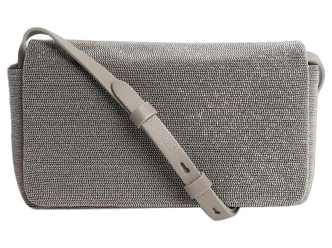 Brunello Cucinelli Silberne Perlenclutch