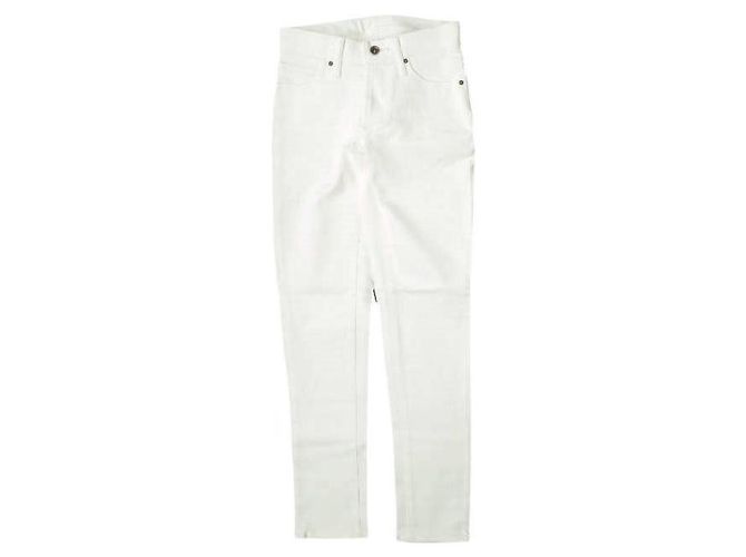 Autre Marque JEANS in cotone elasticizzato Bianco 