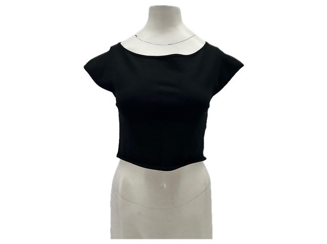 Autre Marque Schwarzes Top Polly LOULOU DE SAISON