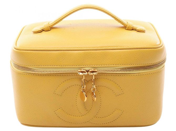 Sac Vanity Coco Mark de Chanel Jaune