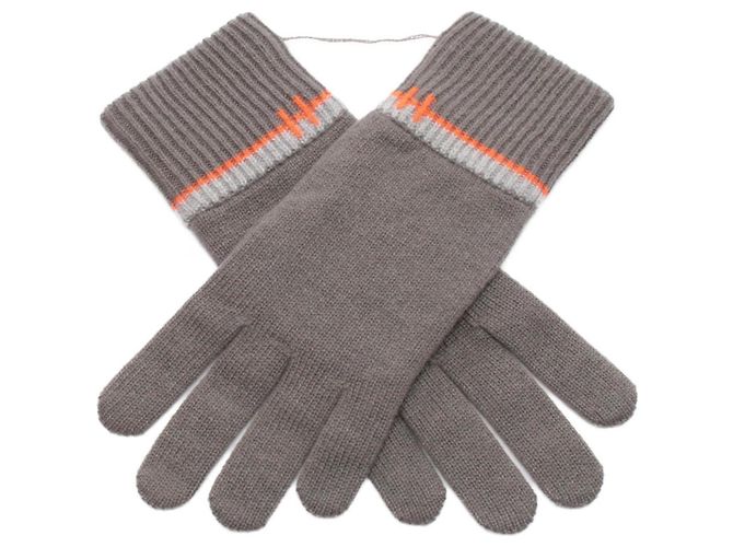 Hermès Hermes Jacob & Co. Cashmere Gloves Brown Orange